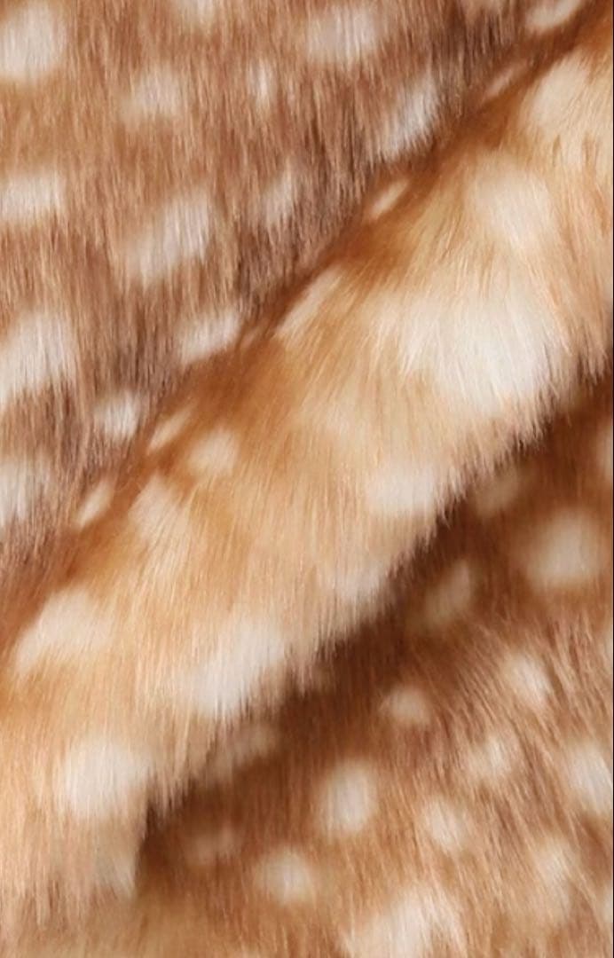 Charles Chatonバンビ柄ファーコート