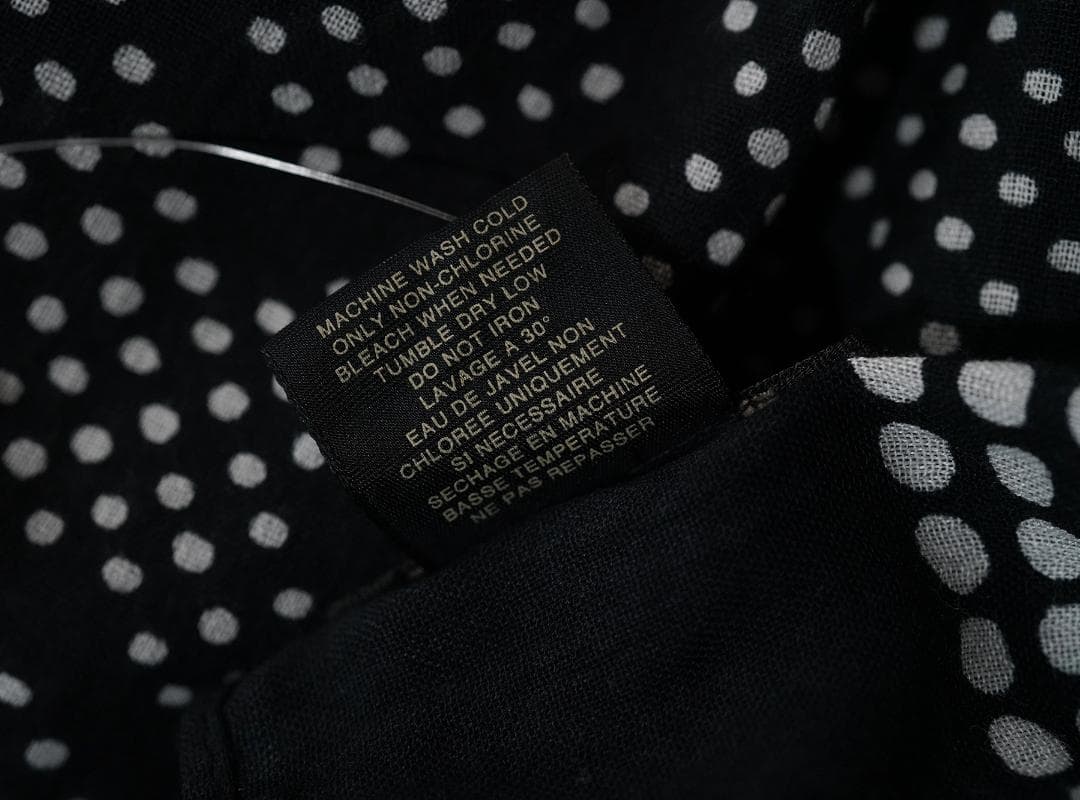 タグ付き インド製 RRL ドット柄 バンダナ ストール コットン インド綿