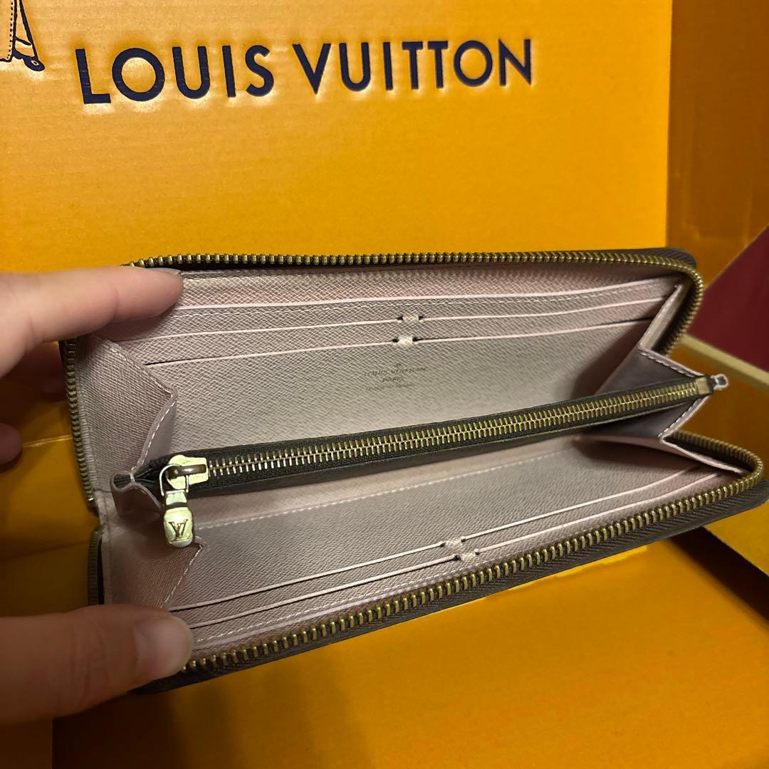 【美品】ルイヴィトン ポルトフォイユ クレマンス モノグラム 長財布