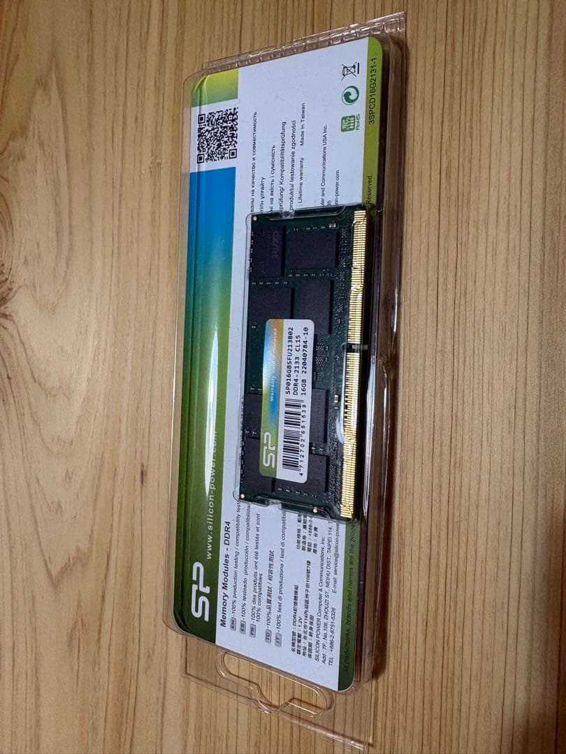 SP DDR4-2133 16GB メモリー