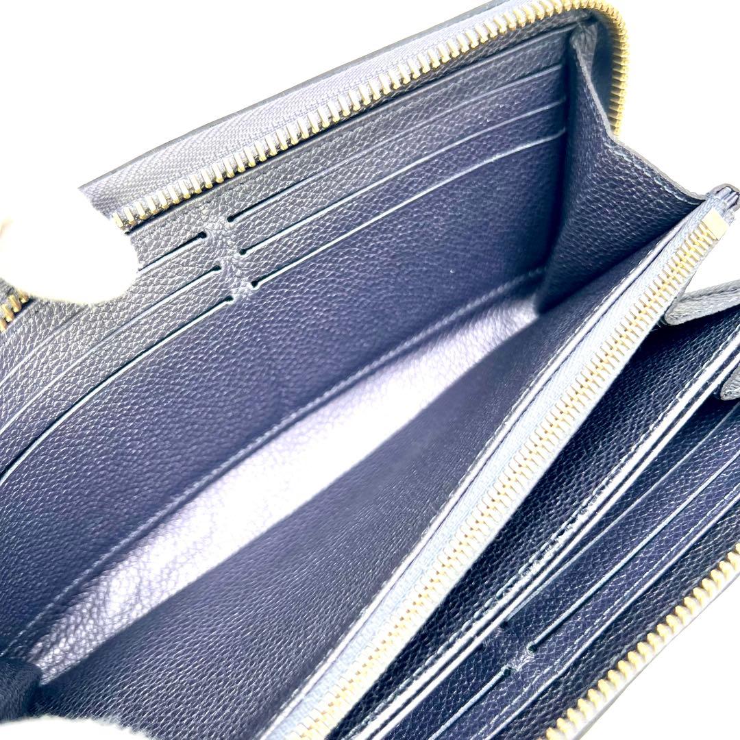 ラスラス 【極美品 付属付】スタッズ アンプラント ジッピーウォレット