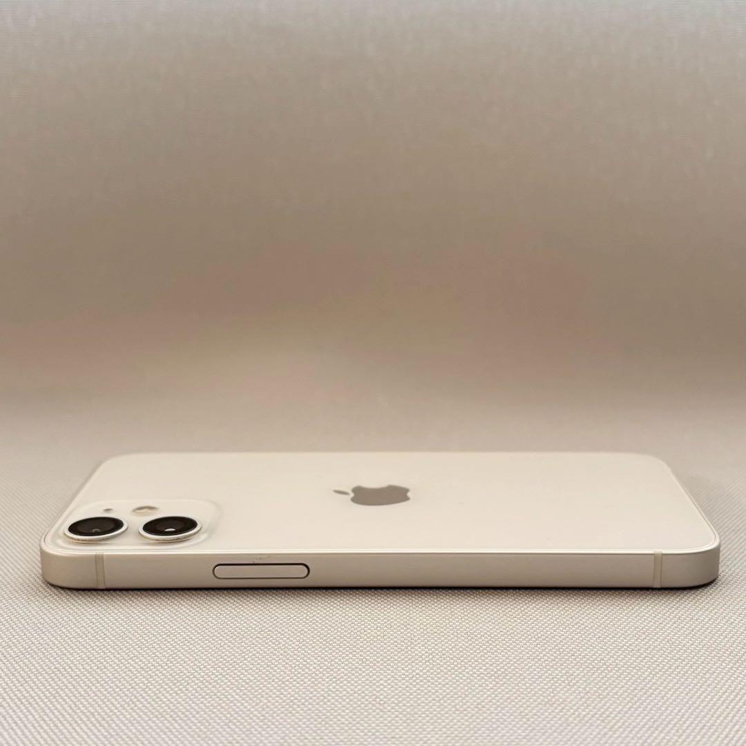 『美品』iPhone 12 mini 64GB ホワイト　新品バッテリー　本体