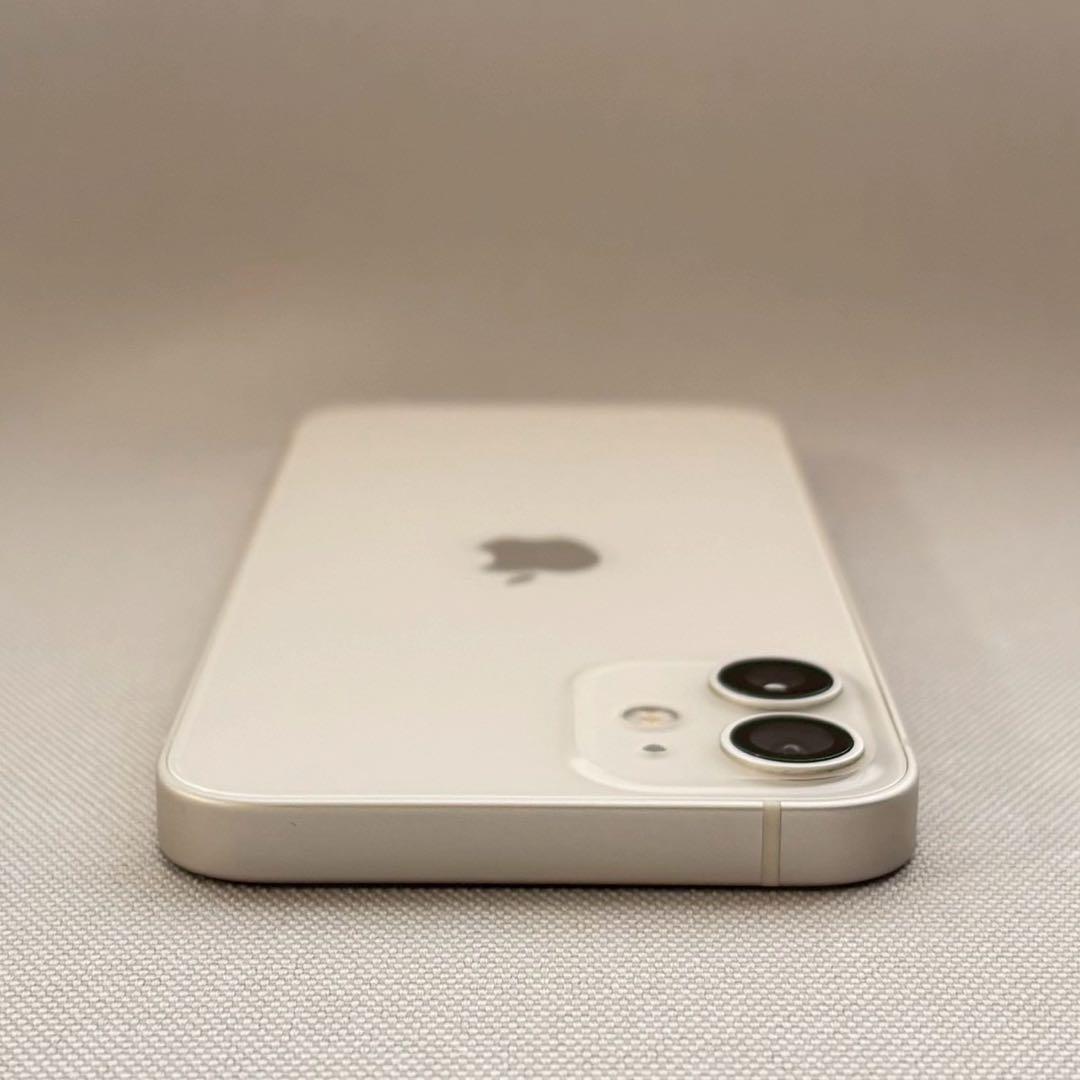 『美品』iPhone 12 mini 64GB ホワイト　新品バッテリー　本体