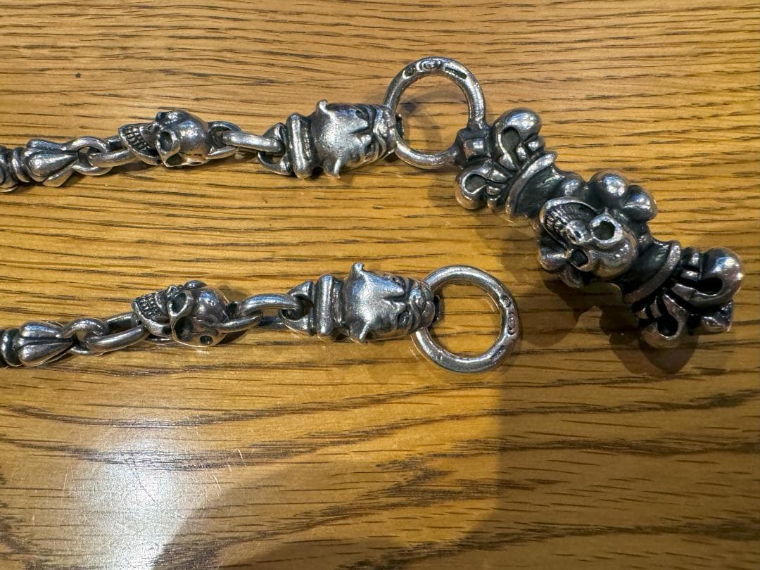 Gabor ガボール クラウンキーパー スカル ヌードル ウォレットチェーン