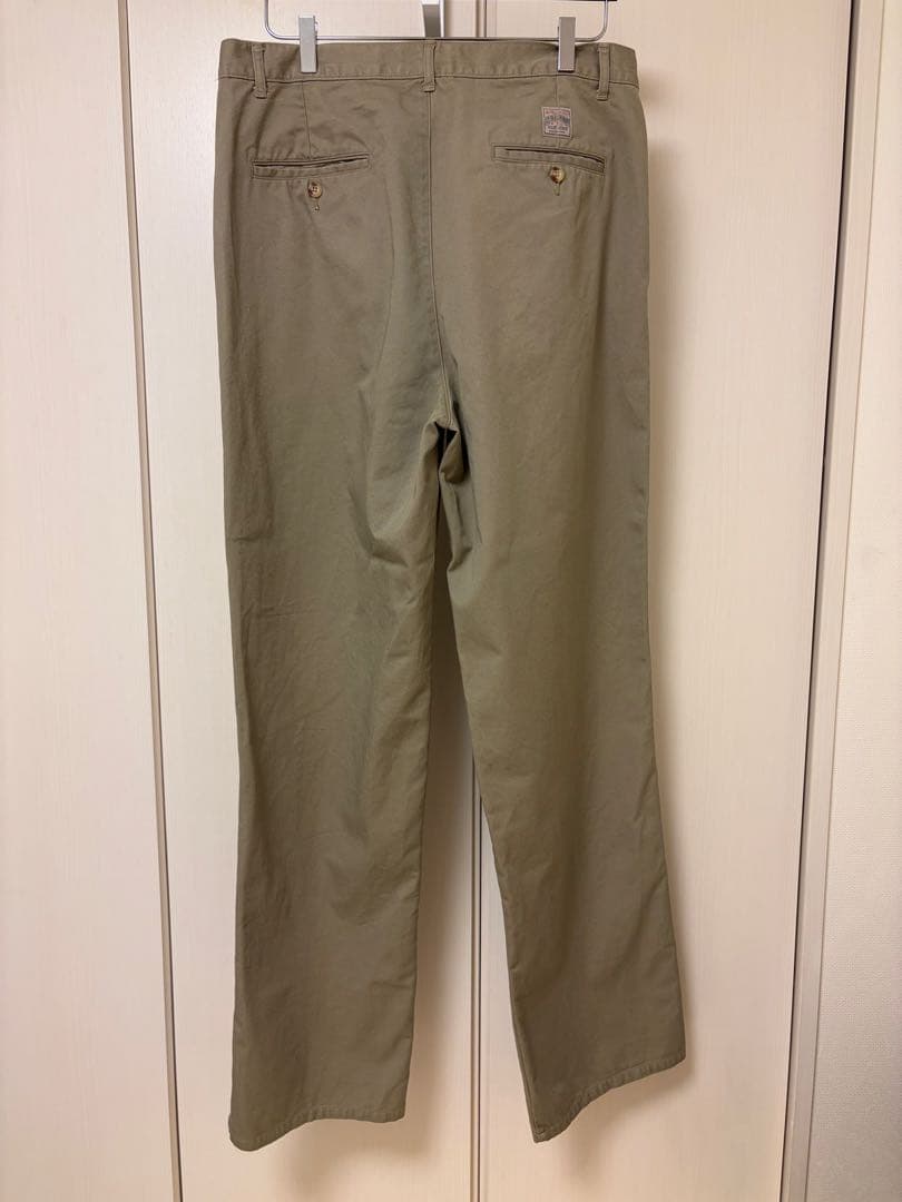 デッドストック 80s ポロ ラルフローレン チノ アメリカ製 USA 34