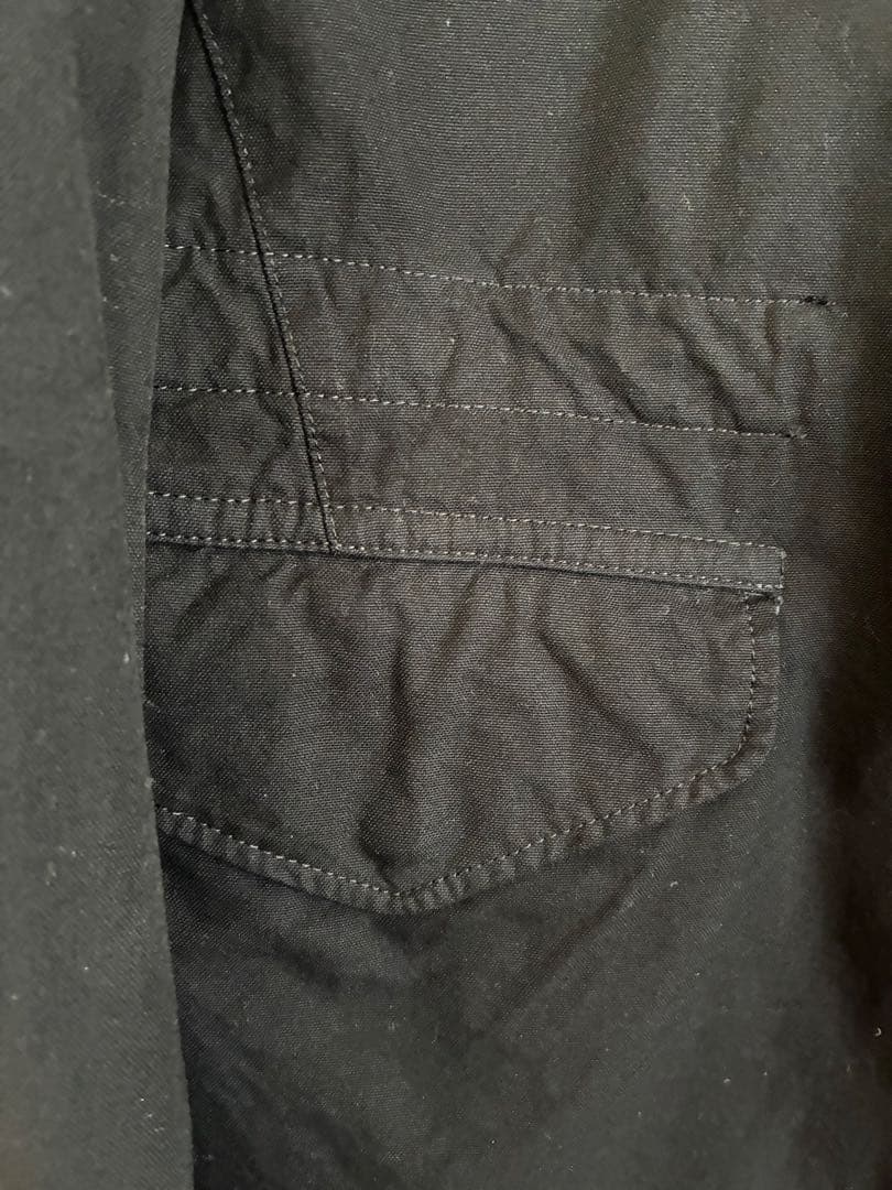 COMME des GARÇONS HOMME ブラックミリタリージャケット