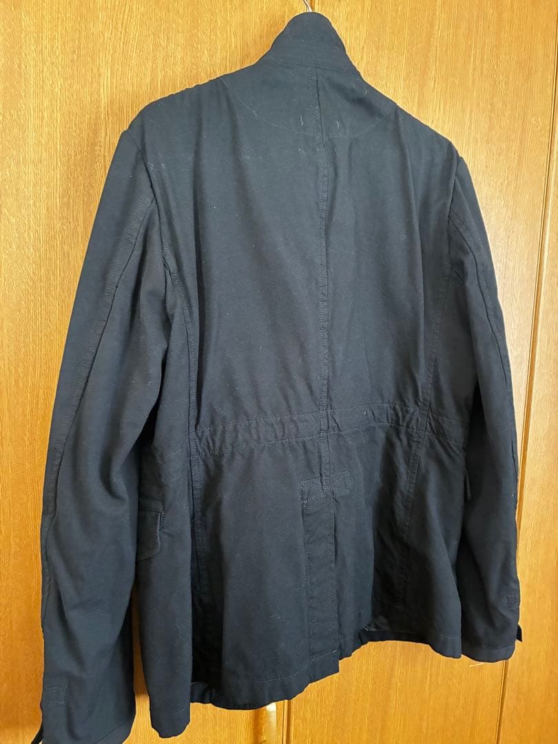 COMME des GARÇONS HOMME ブラックミリタリージャケット