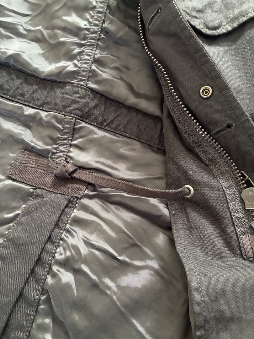 COMME des GARÇONS HOMME ブラックミリタリージャケット