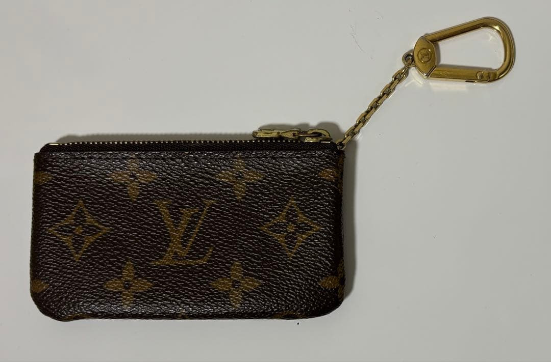 ルイヴィトン ポシェットクレ モノグラム キーケース ケースブラウン