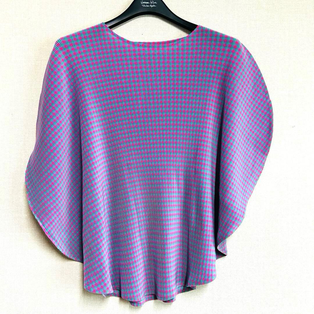 プリーツプリーズ 変形カットソー バルーン サークル イッセイミヤケ