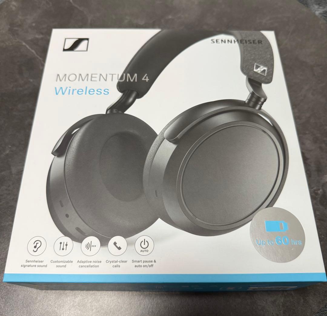 Sennheiser Momentum 4 ワイヤレスヘッドホン ブラック