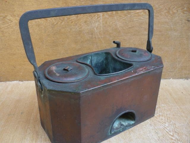燗銅壷　ドーコ　希少品・時代物　八角型