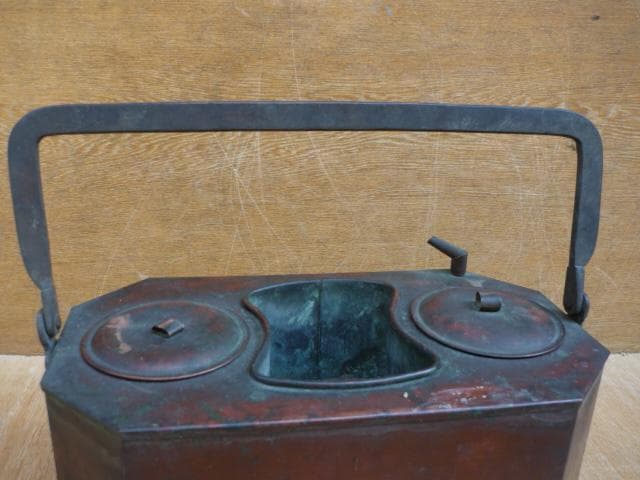 燗銅壷　ドーコ　希少品・時代物　八角型