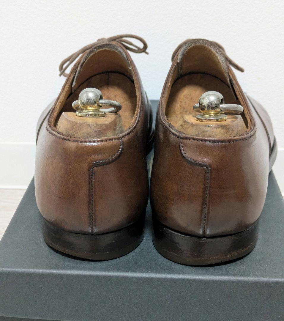 Crockett＆Jones ストレートチップ HALLAM UK7.5 茶色