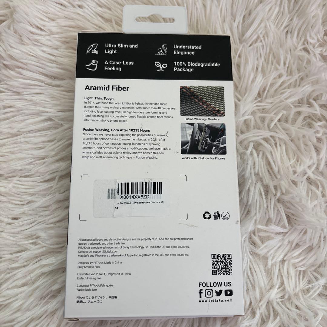 PITAKA MagEZ Case 4 6.1インチ　iPhone15Pro