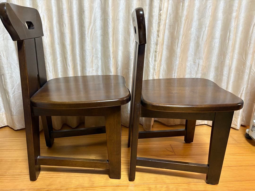 karimoku カリモク RUSTIC ラスティックチェア 2脚 無垢 椅子