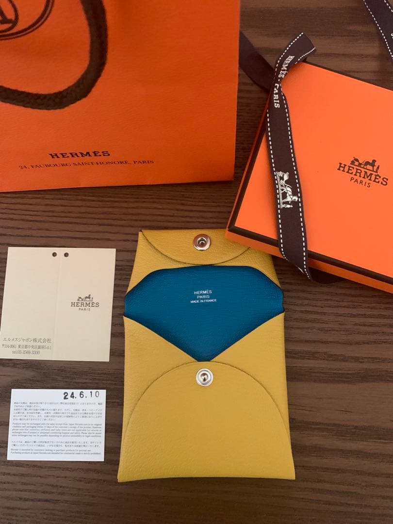24年新品エルメス HERMES バスティアヴェルソB刻印 小銭入れ