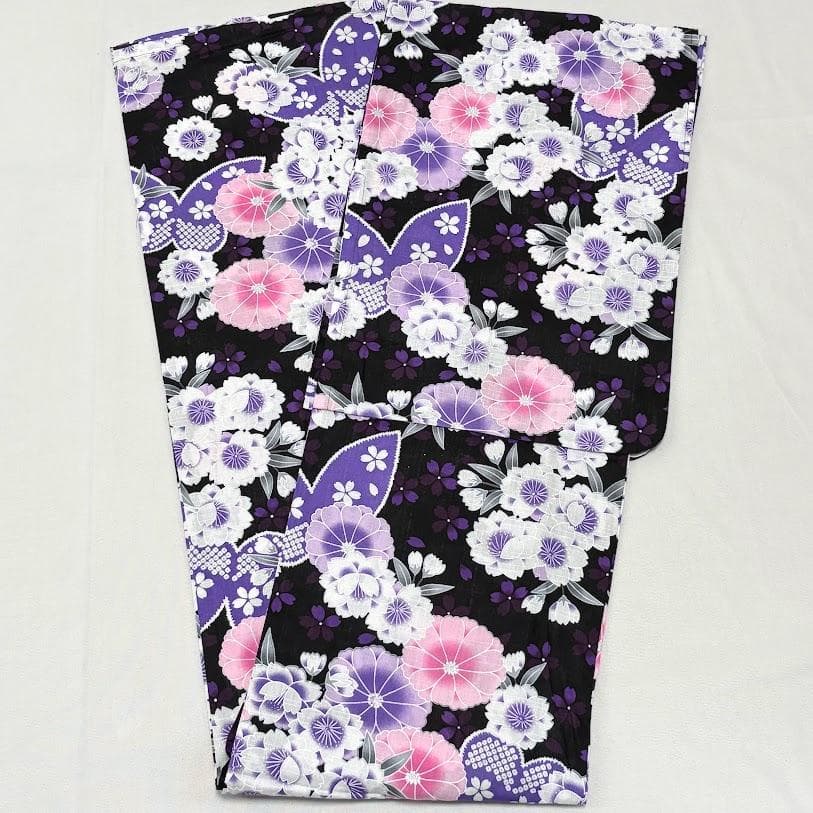 ゆりのはな　浴衣　女物　１０点　まとめ売り　未使用品～少々汚れ有り　綿　G201