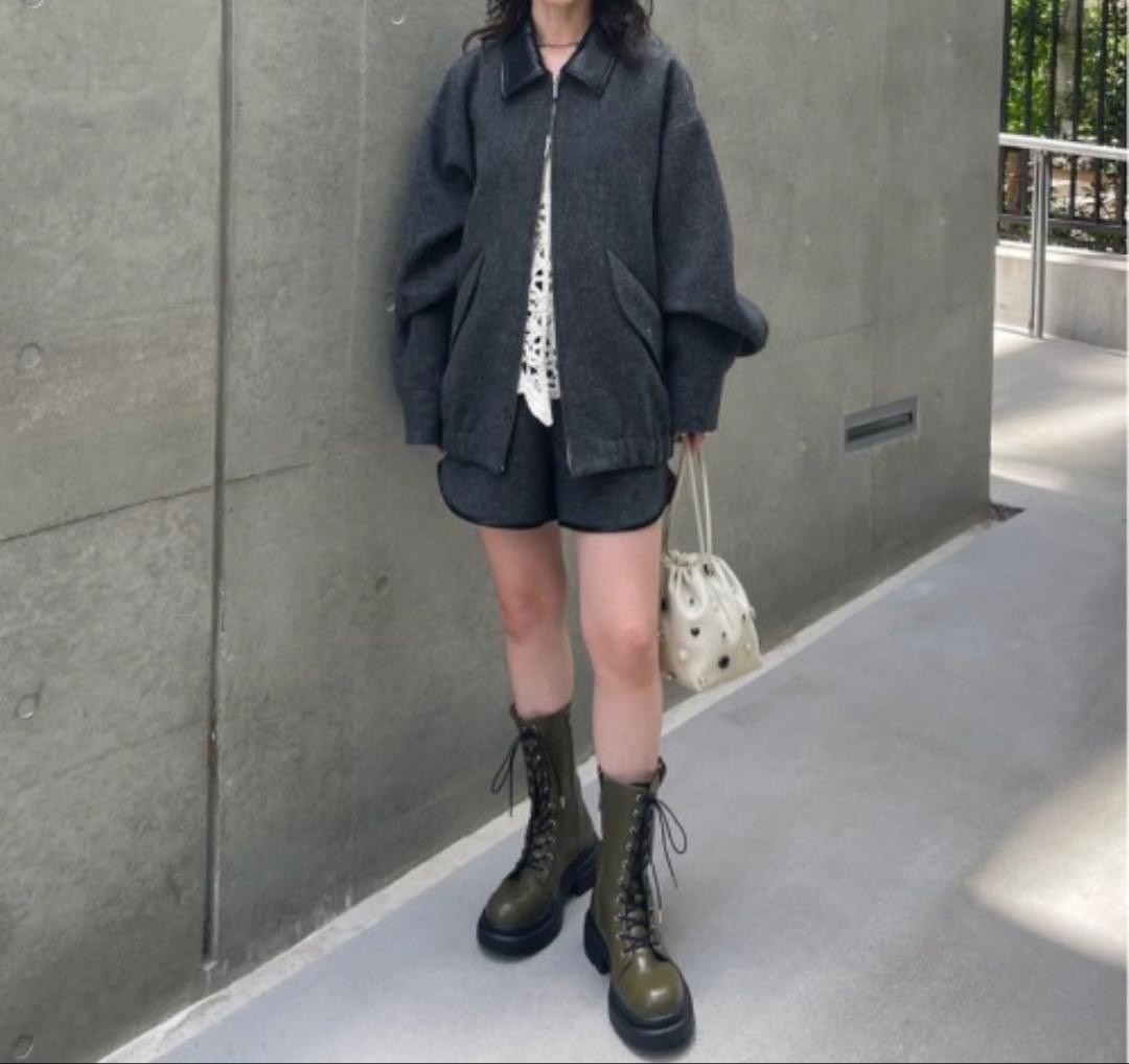 【ameri】UND TWEED BOXER SHORTS Ｓサイズ