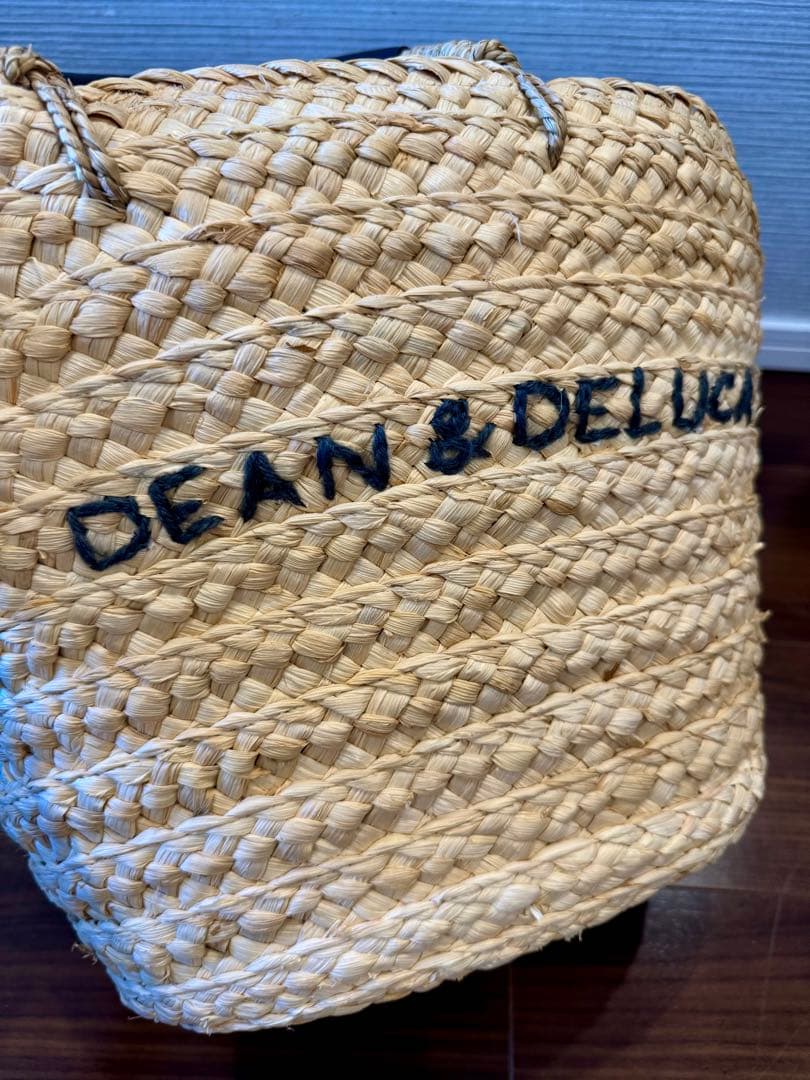 【美品】DEAN＆DELUCA×BEAMS ディーンアンドデルーカ カゴバック