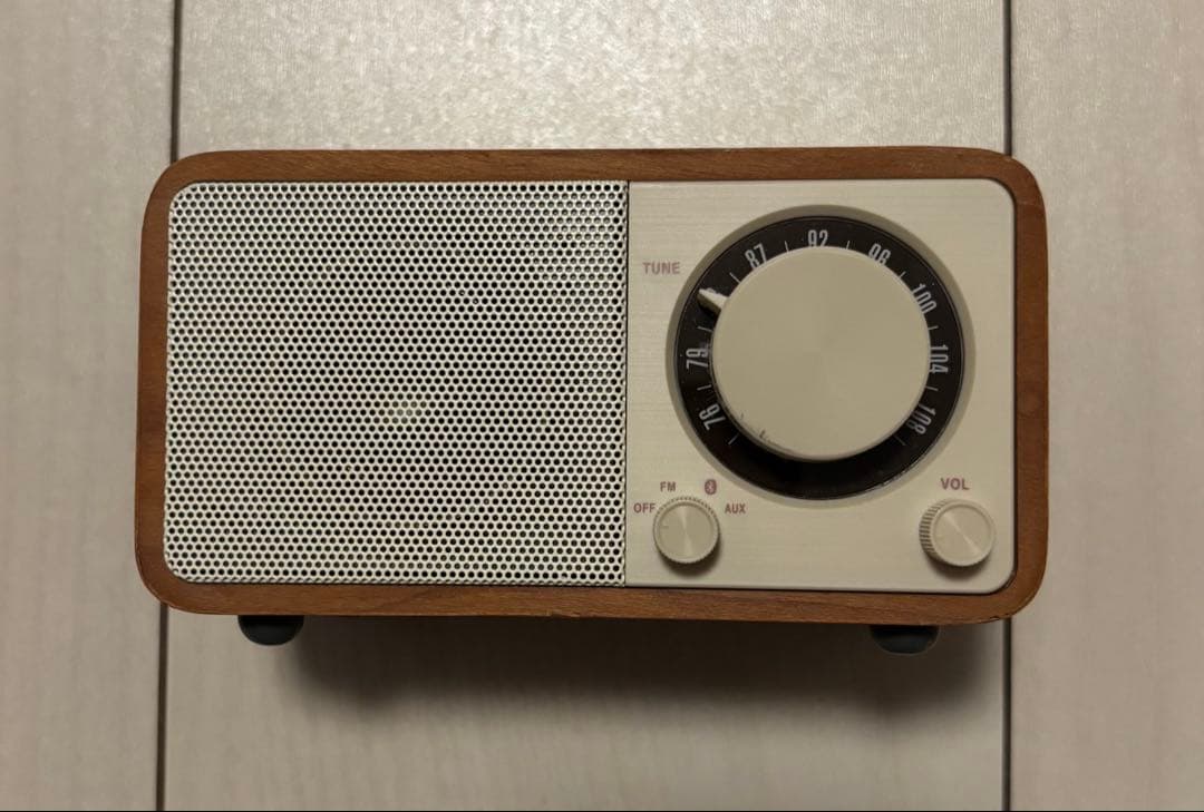 【即日発送】SANGEAN WR-301 ウッド調ラジオ　ワイヤレススピーカー