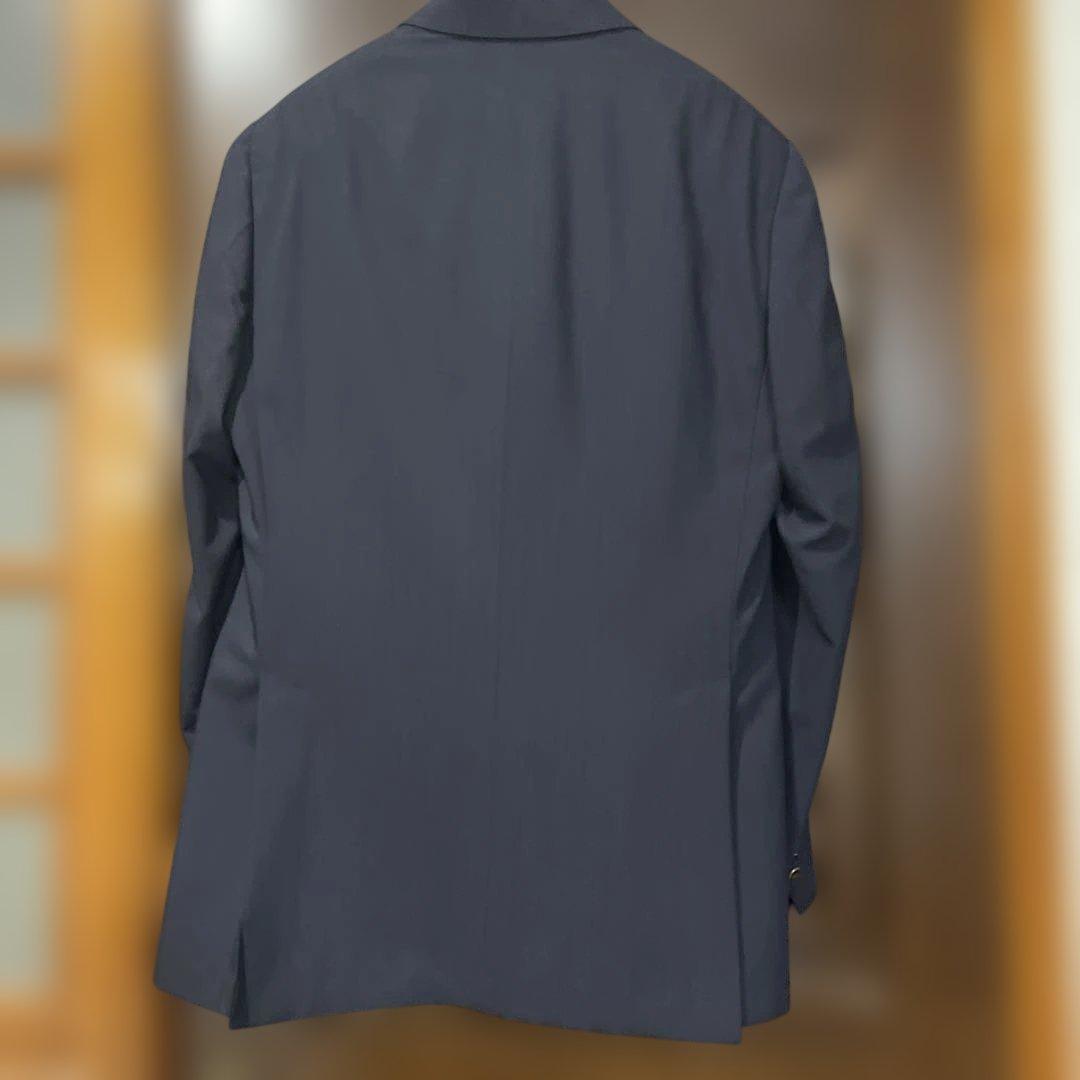 バーバリー　テーラードジャケット　金ボタン　紺色　上着　紺ブレ　L