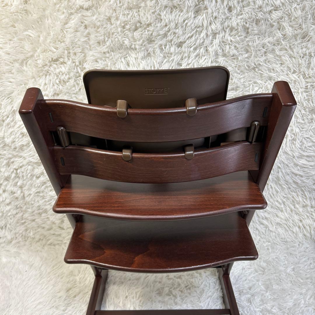 ストッケ トリップ トラップ ベビーチェア+ベビーセット ウォールナットブラウン