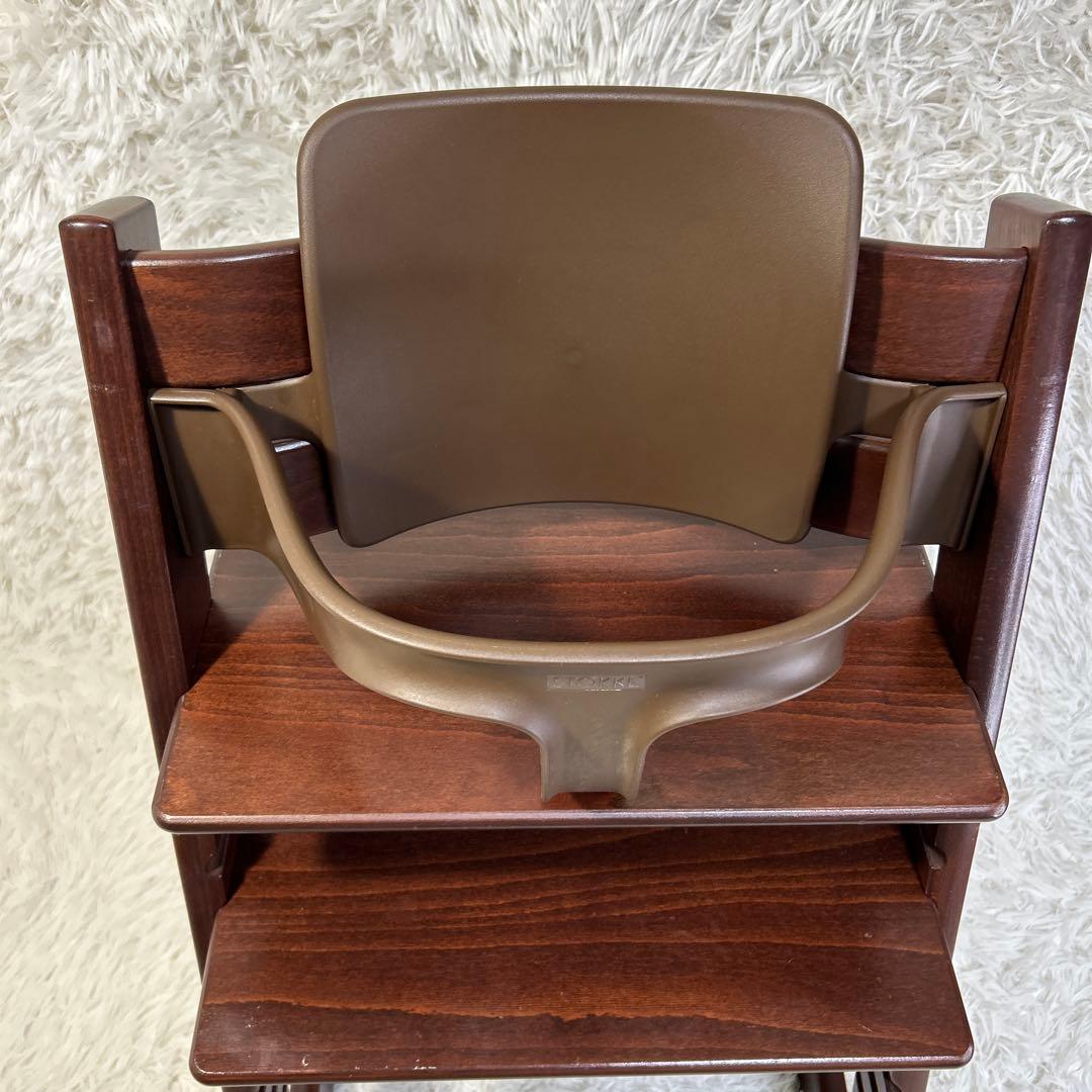 ストッケ トリップ トラップ ベビーチェア+ベビーセット ウォールナットブラウン