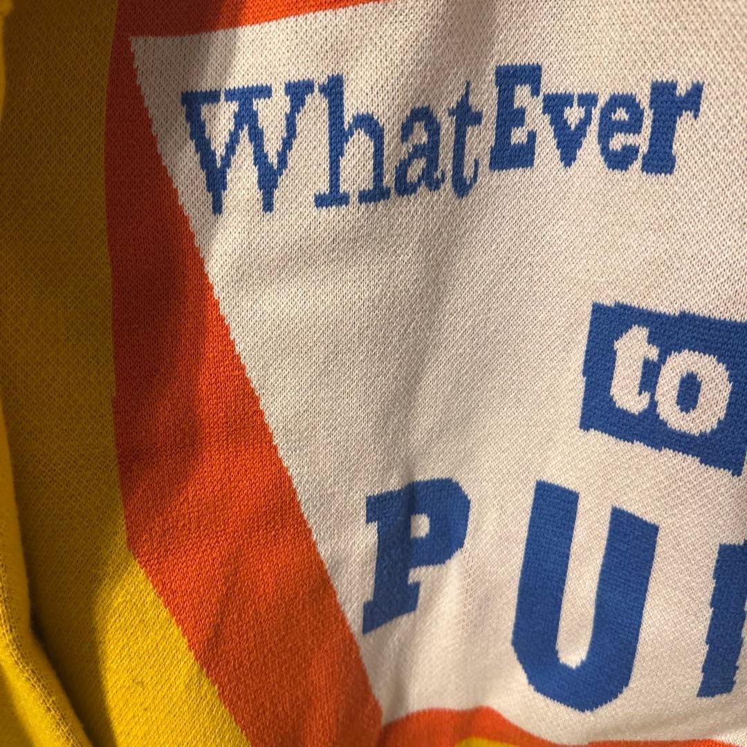 KIDILL PUNK what ever happenedセーター イエロー