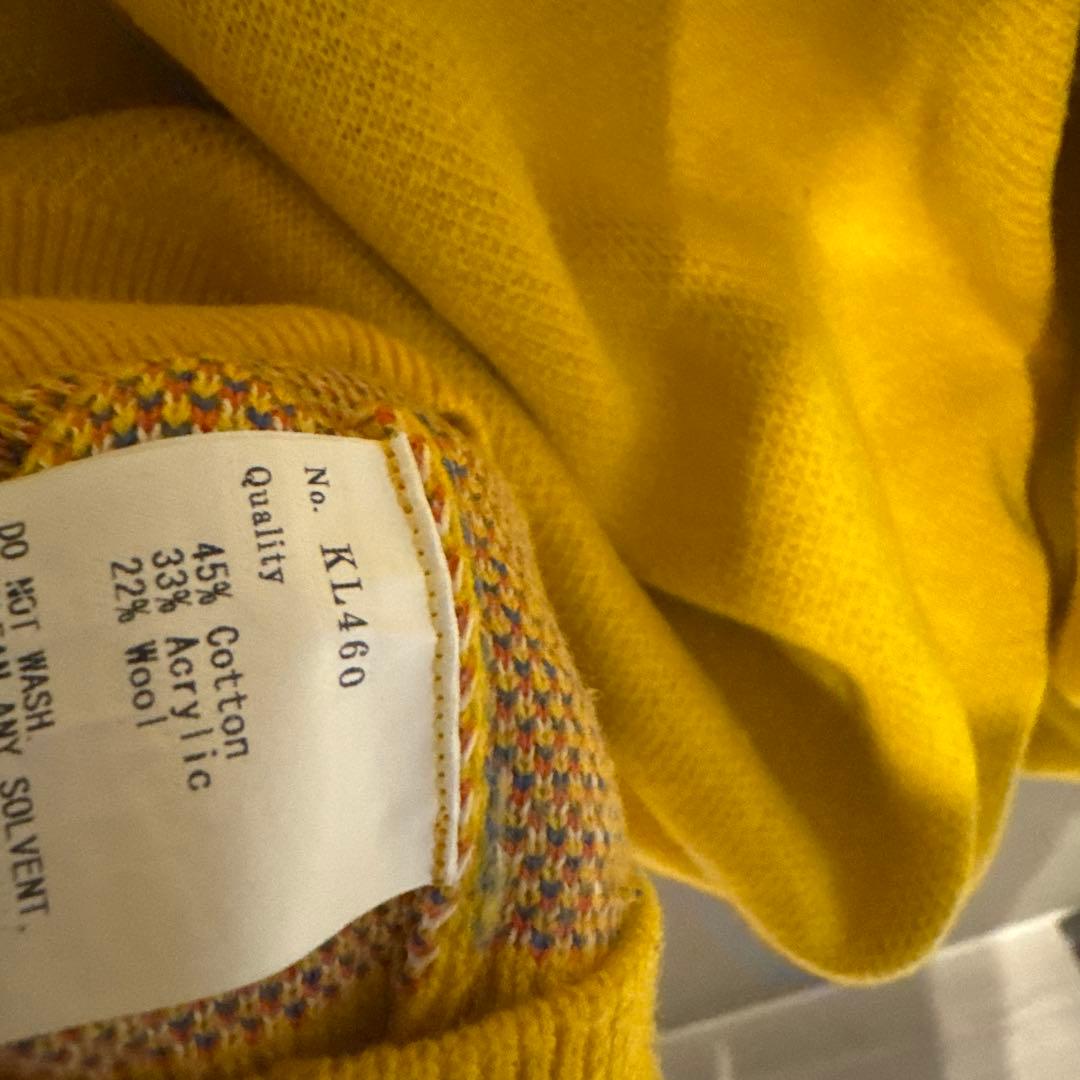 KIDILL PUNK what ever happenedセーター イエロー