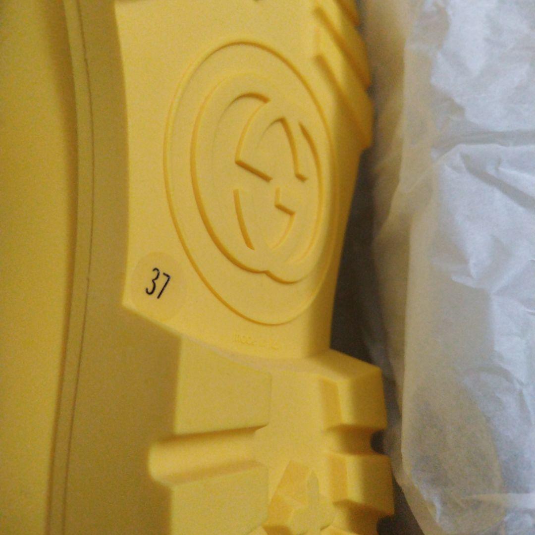 新品・未使用　GUCCI カラフル長靴 イエロー