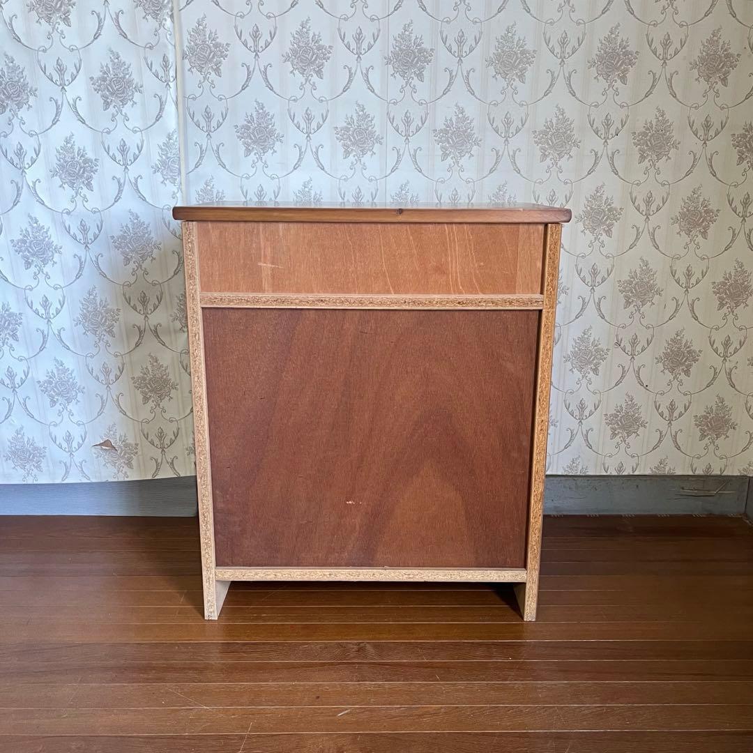 【アンティーク】① 木製 チェスト キャビネット 4杯 収納棚 箪笥 北欧レトロ