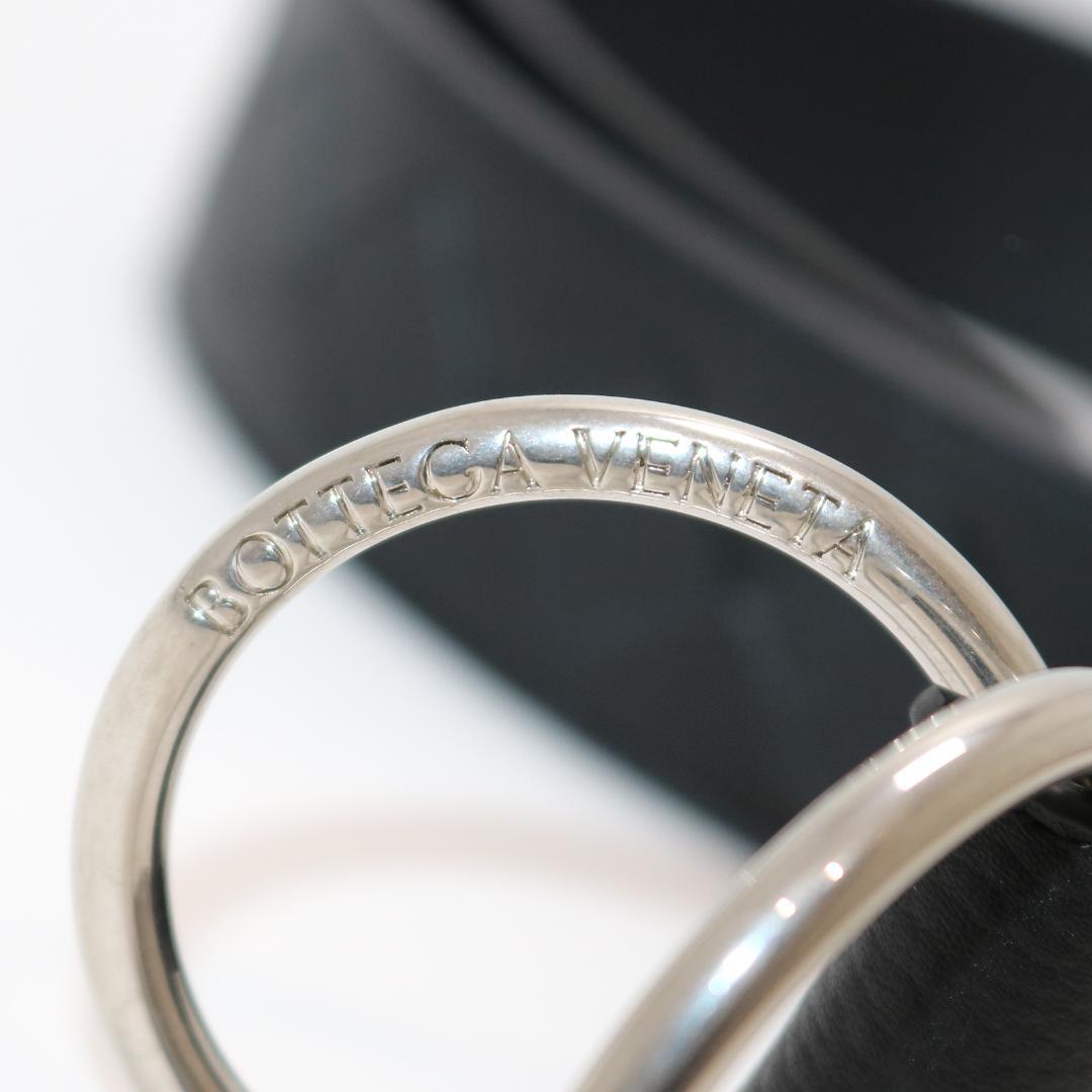 【未使用級】ボッテガヴェネタ レザー シボ革 Dリング ベルト 黒 ダブルリング