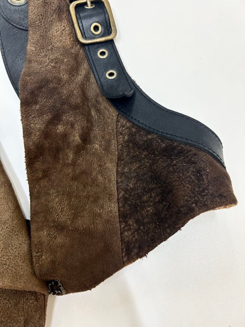 希少　ifsixwasnine レザーベスト　初期LGB