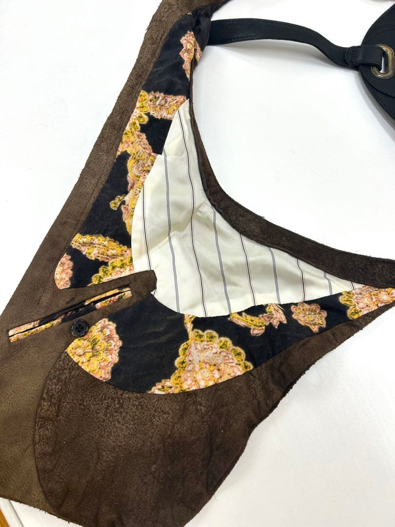 希少　ifsixwasnine レザーベスト　初期LGB