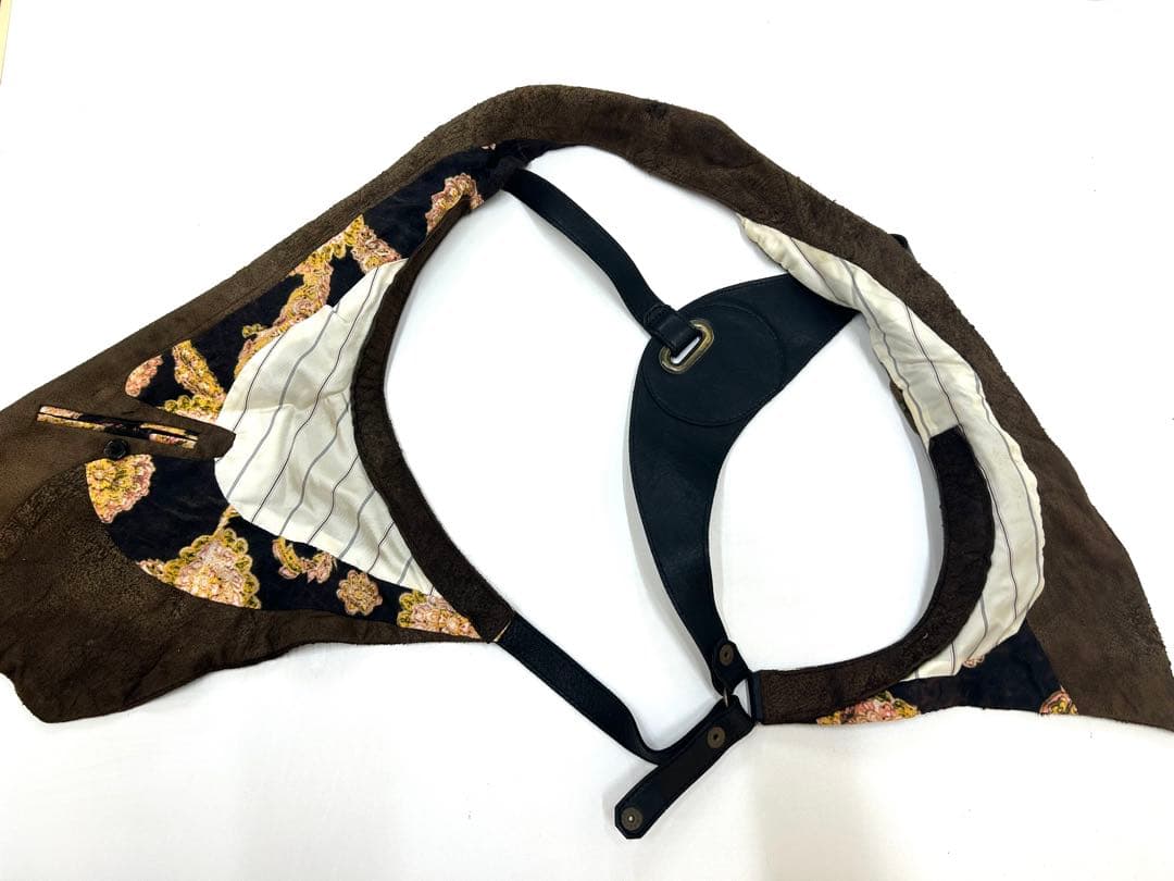 希少　ifsixwasnine レザーベスト　初期LGB