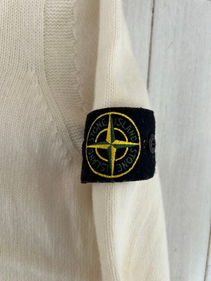 STONE  ストーンアイランド ニット ホワイト サイズL 美品