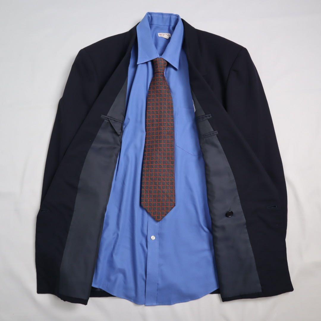 Vintage 5点セット ダブルジャケット セットアップ ピンズ バレンティノ