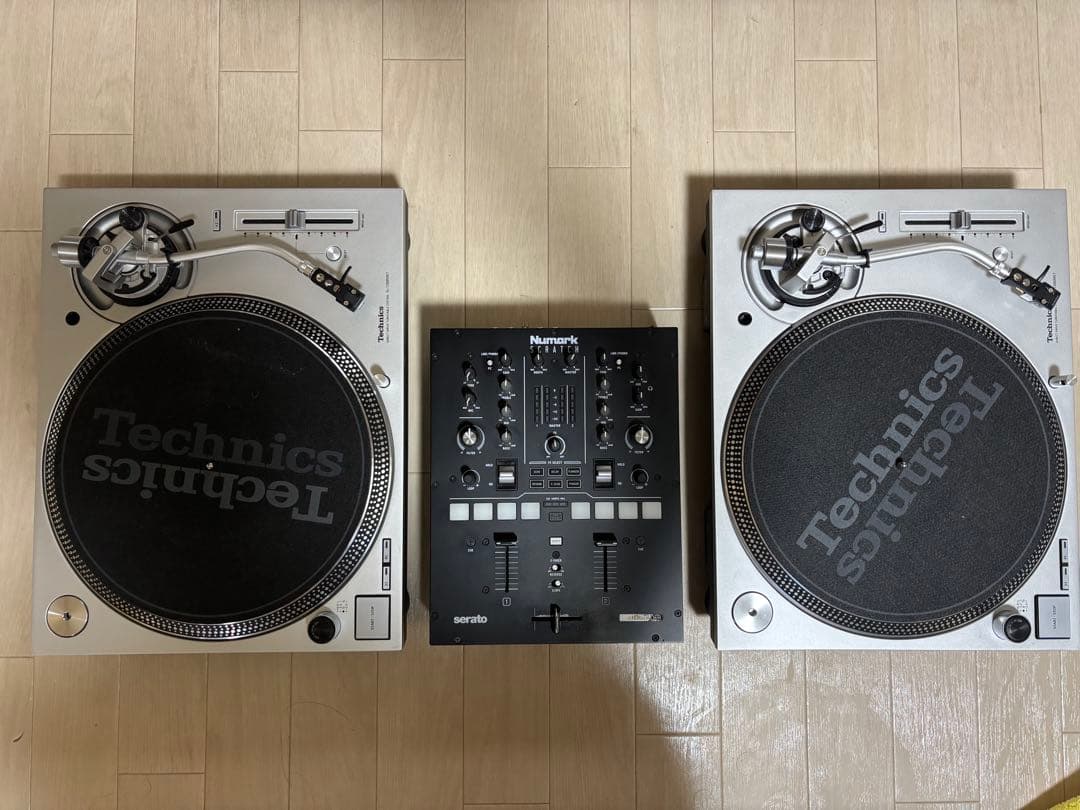 Technics sl-1200 mk7とNumarkミキサーセット