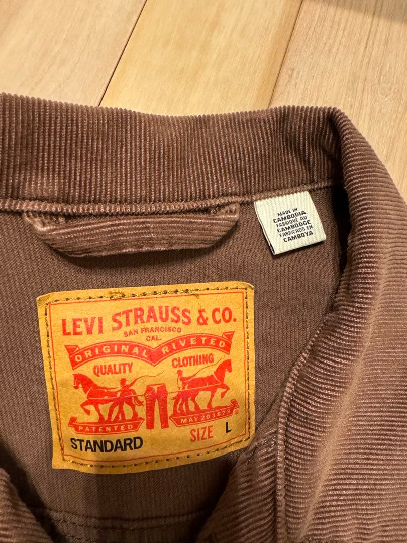リーバイス コーデュロイジャケット L ブラウン 70506タイプ