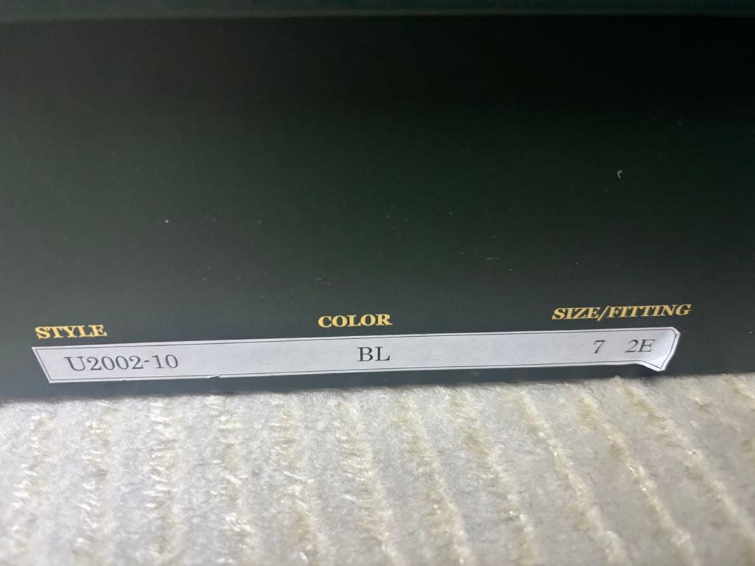 新品　ユニオンインペリアル　U2002 黒　7EE