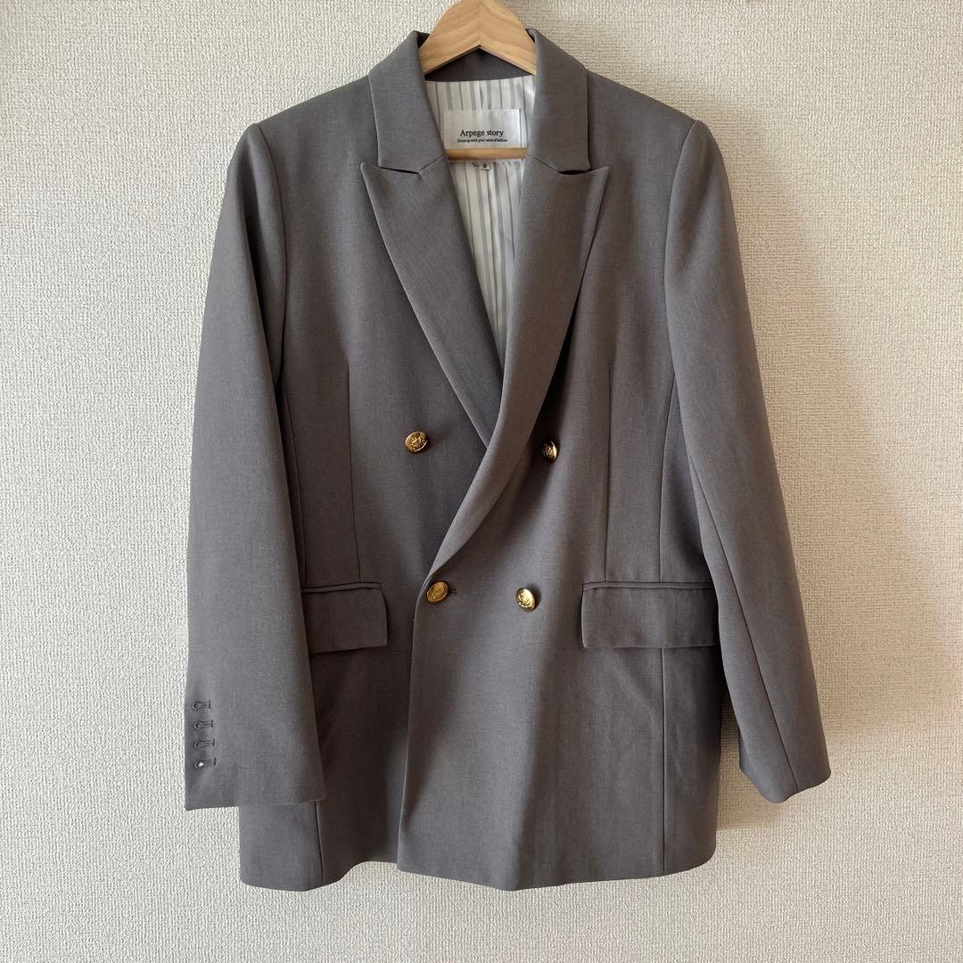 arpege story ダブル釦テーラージャケット
