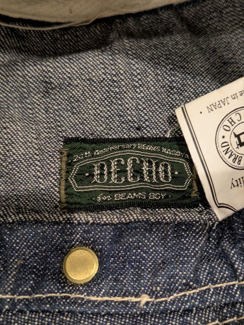 DECHO バケットハット ファティーグハット デニム 革 レザー