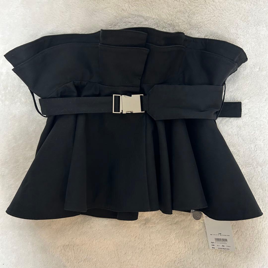 【新品タグ付き】LA BELLE ETUDE サークルフレアボリュームベルト