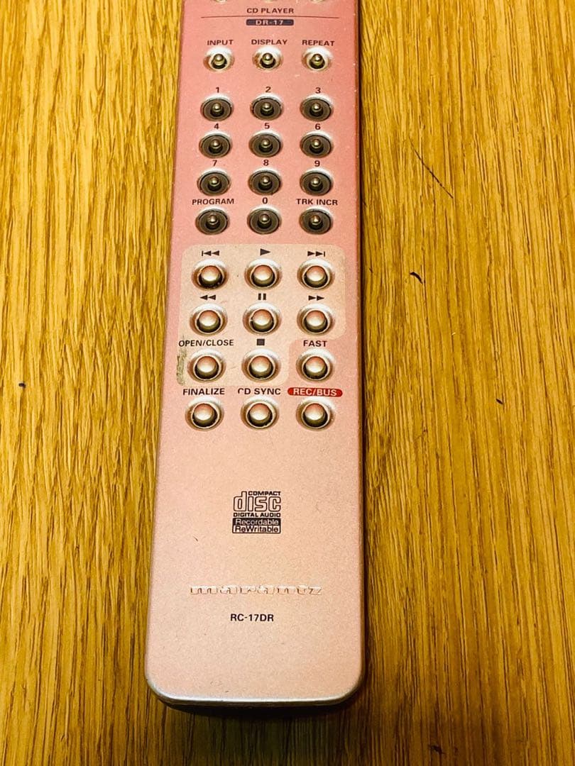 Marantz RC-17DR CDプレーヤー用リモコン ピンク