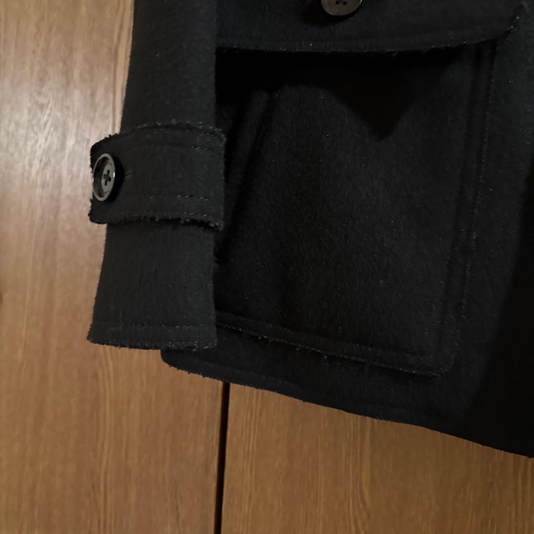 BURBERRY BLACK LABEL ダッフルコート Mウール ブラック