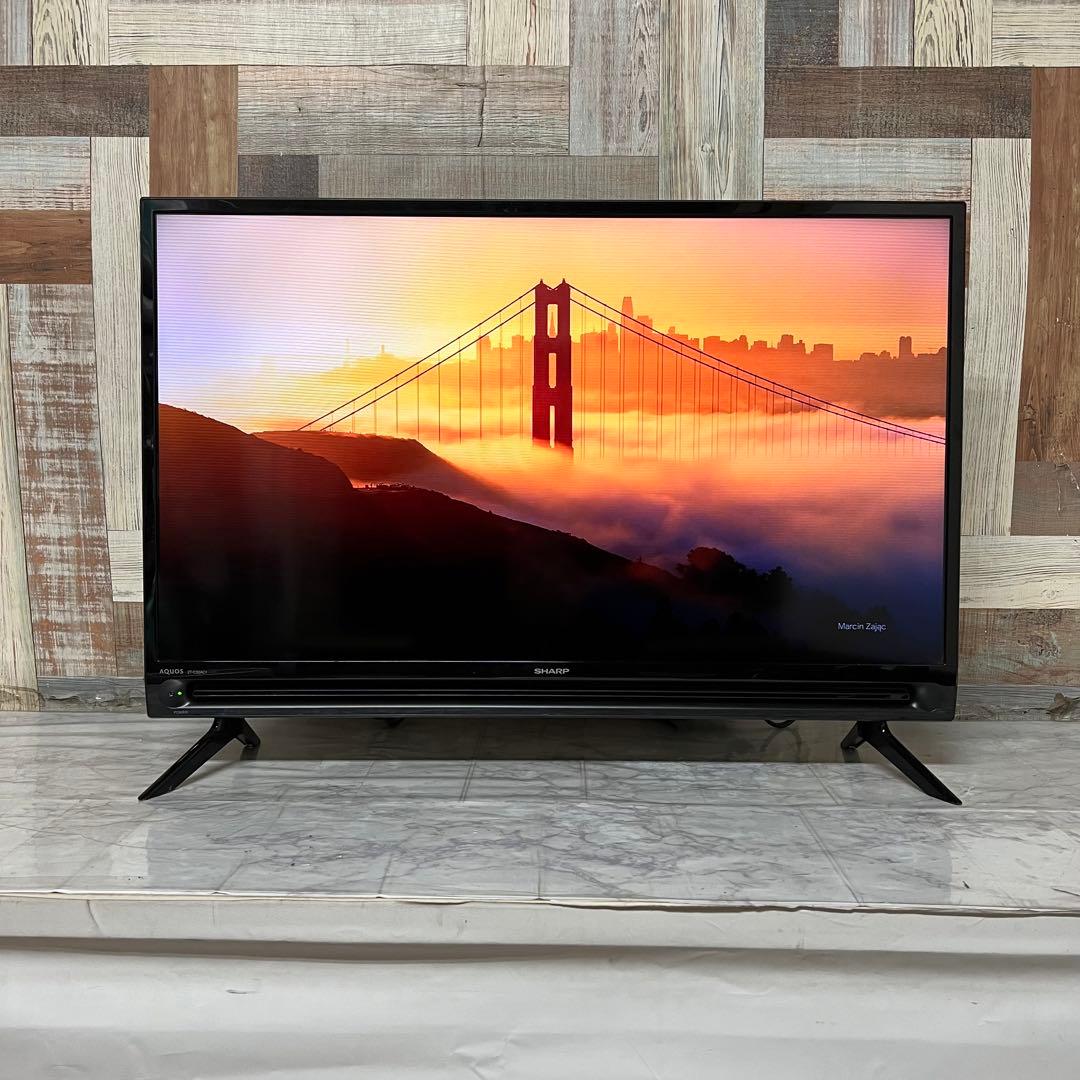 即日受渡❣️全国送料込3年前購入シャープ32型液晶テレビ外付けHDD録画対応