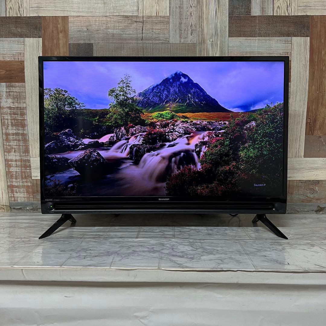 即日受渡❣️全国送料込3年前購入シャープ32型液晶テレビ外付けHDD録画対応
