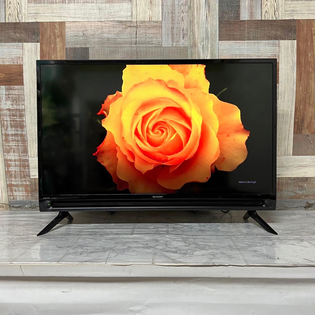 即日受渡❣️全国送料込3年前購入シャープ32型液晶テレビ外付けHDD録画対応