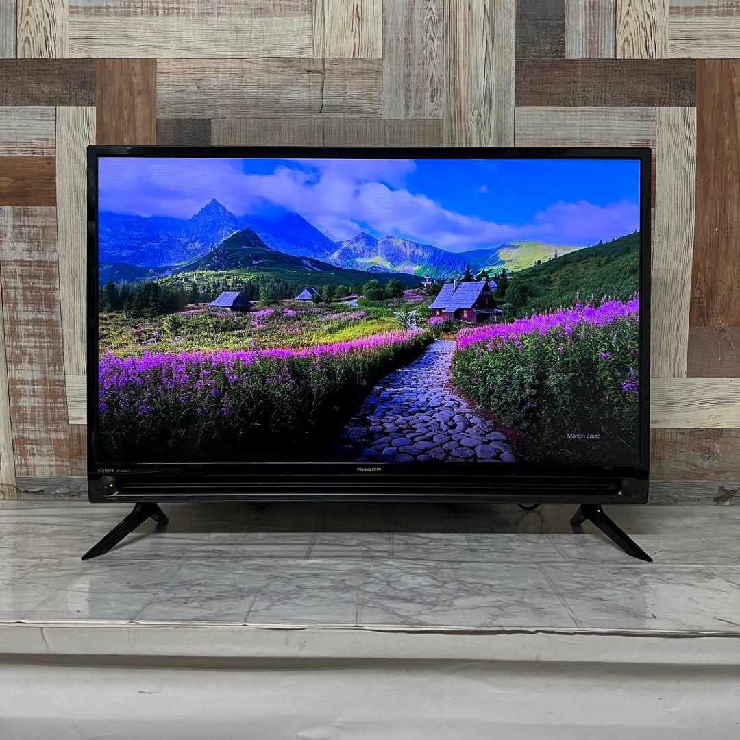即日受渡❣️全国送料込3年前購入シャープ32型液晶テレビ外付けHDD録画対応